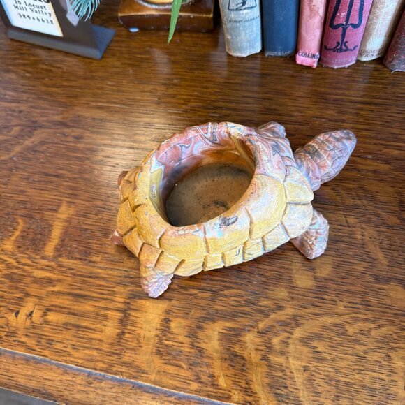 Comanche Pottery Turtle Planter - Picture 9 of 14